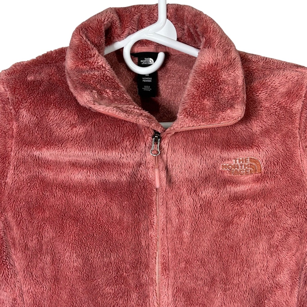 The North Face Womens Fleece Jacket Pink Full Zip Size Medium